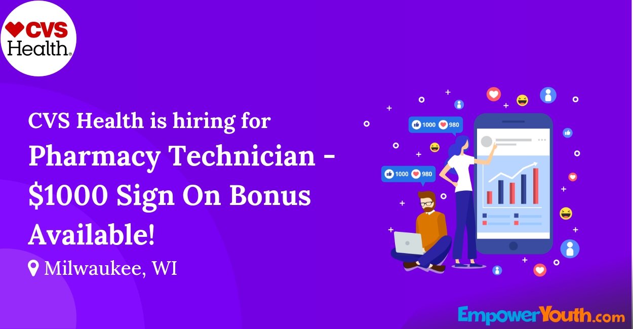 CVS Health is hiring for Pharmacy Technician | Empower Youth